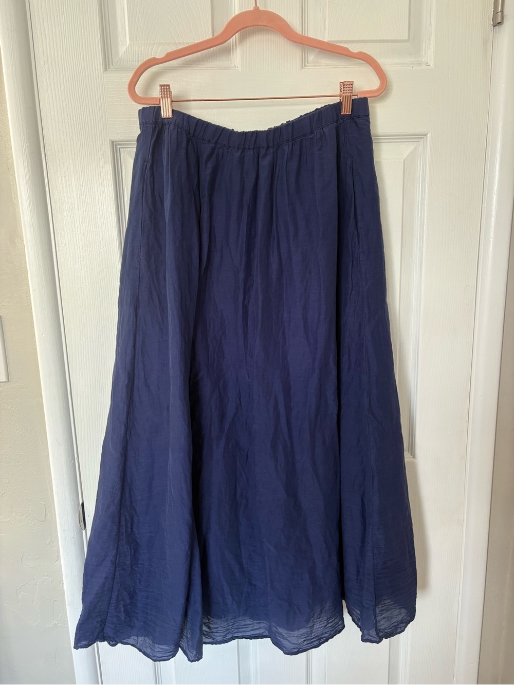 Velvet by Graham & Spencer Navy Maxi Skirt